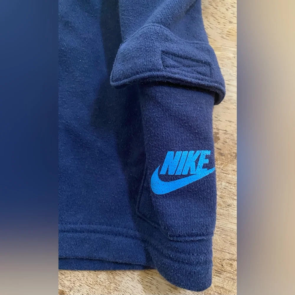 Nike Little Boys’ Sz 2T Navy‎ Cotton Blend Cargo Shorts